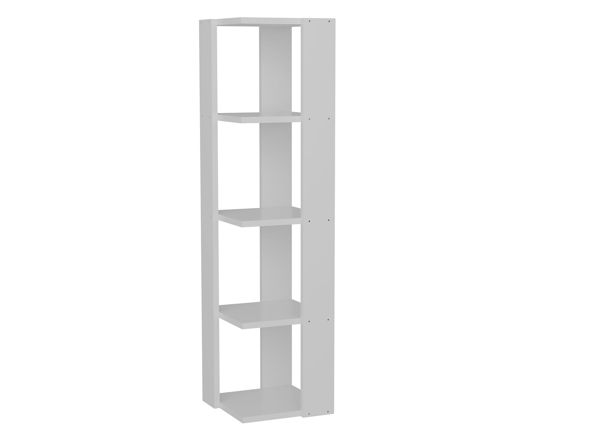 Eckregal - Eck Bücherregal  Venita Weiß